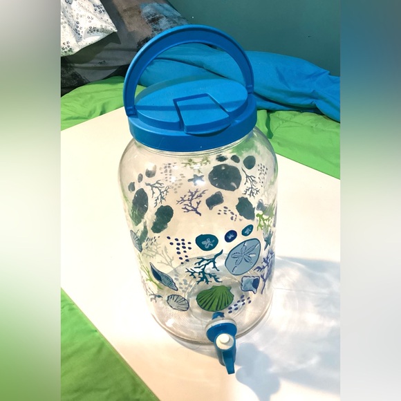 Glass beverage dispenser 1 gallon - Picture 2 of 6